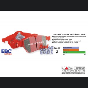 Alfa Romeo Giulia Brake Pads - 2.0L - EBC - Rear - Red Stuff